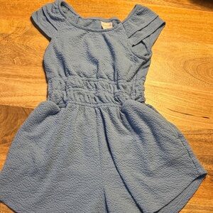 Blue Kids Romper
